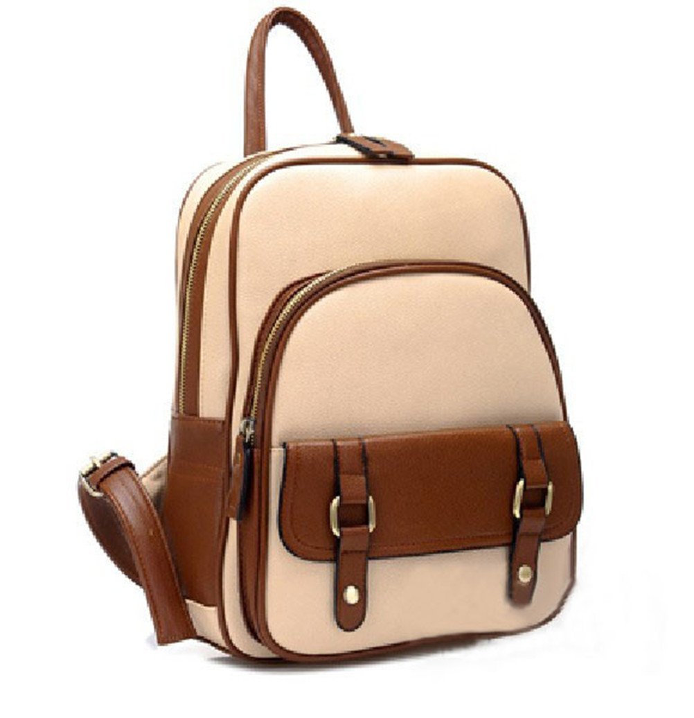 Vintage Leather Backpack School Bag Beuge on Luulla