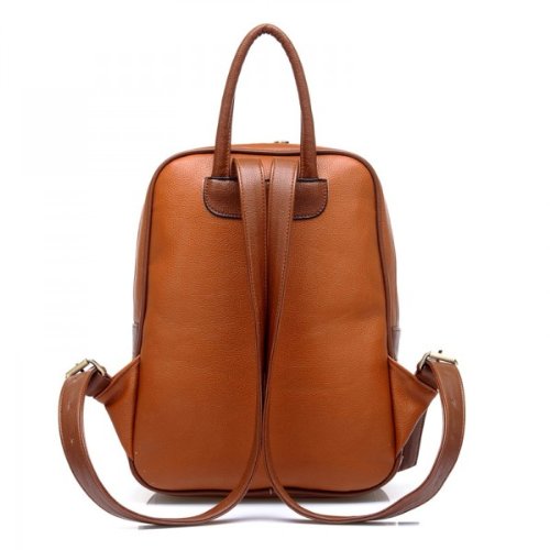 Vintage Leather Backpack School Bag Beuge on Luulla